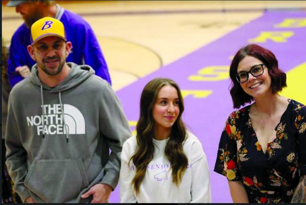 Skylar Patten with parents Ryan Patten and Britney Patten.