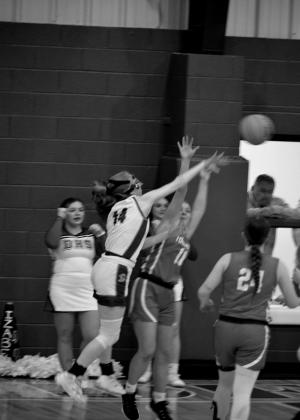 Lillian Thatcher goes for the block.