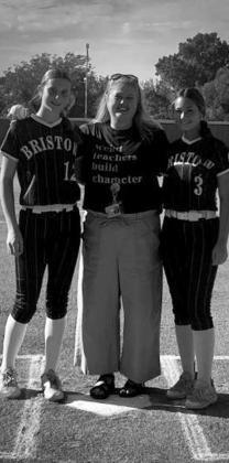 Sherry Edens with Lexi Parish and Miley Fruits.
