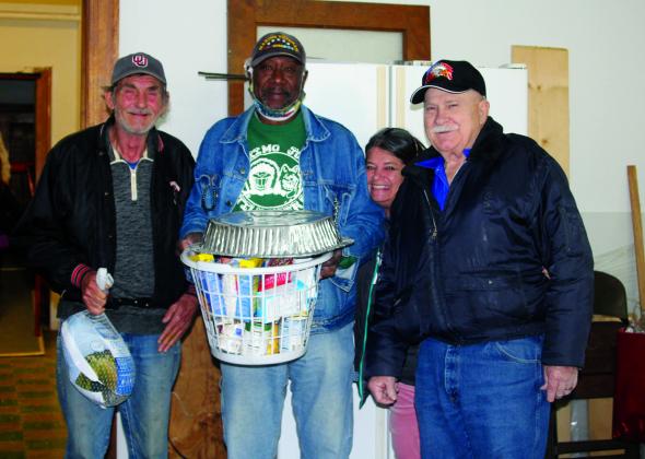 Pictured are Jackie Howell, Sam Proctor, Teresa Coker, American Legion Auxilary and Elvin Anderson, American Legion commander..