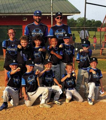 courtesy photo Depew 8U coach pitch undefeated season, winning the end of season tournament.