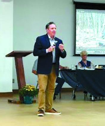 Senator Ted Gollihare speaks to the OFB at its annual meeting. courtesy photo