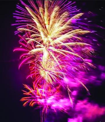 Sam Varner Memorial Firework display