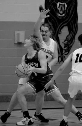 Jess Smith goes for the basket.