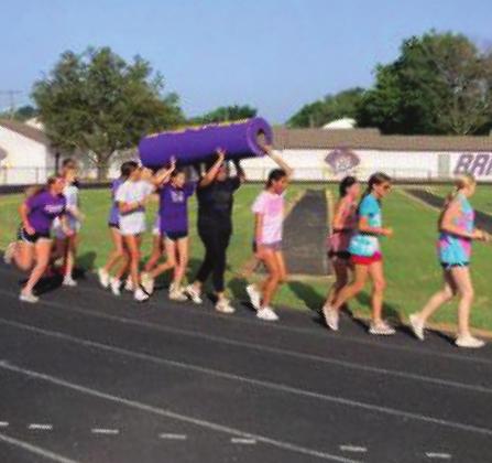 Team Building workouts for the Lady Pirates softball team