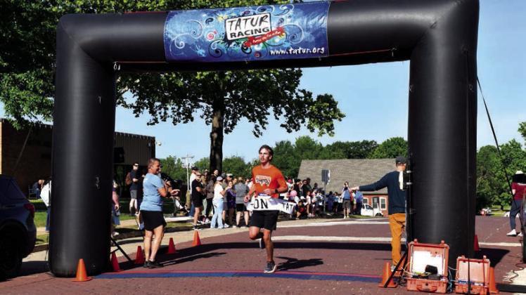 Kamden Evans, age 15, won first place at 2025's Wildflower 5k run with a time of 19 minutes, six seconds.