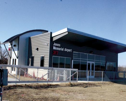 Thursday, a ribbon cutting was held for the new terminal at Jones Memorial Airport, Bristow. The event was attended by Representative Kyle Hilbert, Senator Todd Gollihire, Grayson Ardies, State Director of Aeronautics, David Talley, Thompson Construction, and Mayor Rick Pinson, along with several guests.