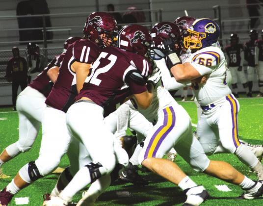 The Pirates move forward with the ball.