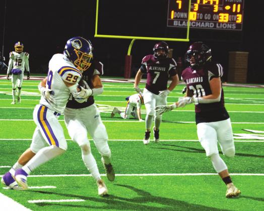 Cord Dobrinski runs the ball down the field. courtesy photo
