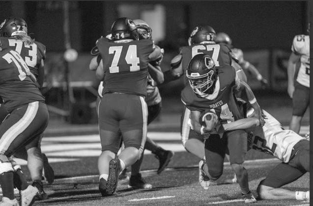 Bristow Pirates stomp the Mannford Pirates, 49-6