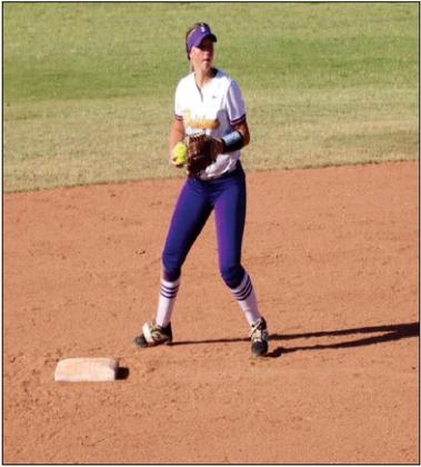 Tinlee Robert’s makes a play. courtesy photo