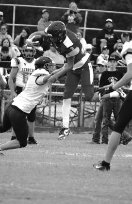 Wyatt Osborn goes in for the down.