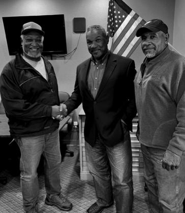 Donald Stephens, Creek County Conservation District, Chair; Excell LaFayette, Jr., Creek County Conservation District, Newest Board Member; Ted Alexander, Creek County Conservation District, Vice-Chair, not pictured: Dwight Luther, Creek County Conservation District, Treasurer