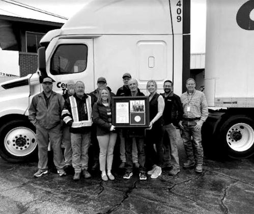 Central Tech and Freymiller Trucking were recognized by the Oklahoma State Legislature for their joint efforts in creating the Second Chance Program, which provides critical skills and opportunities in the truck industry for justice-involved individuals. courtesy photo