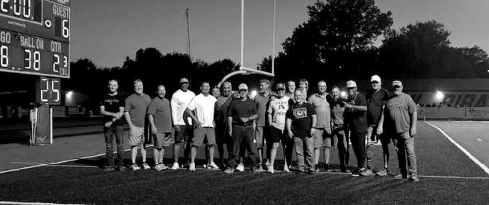 The 1985 State Champion alumni was honored at the Friday night game. They were the last team to win the title with a record of 13-1. courtesy photo