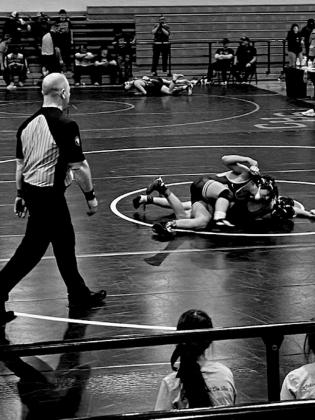 Hank Powell makes a move on the opponent. courtesy photo