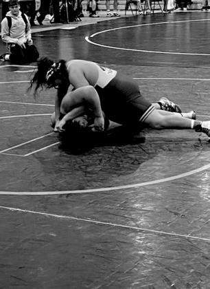 Xavier Bigpond takes the opponent down. courtesy photo