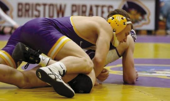 Bristow Pirate Wrestlers vs Mannford Pirates