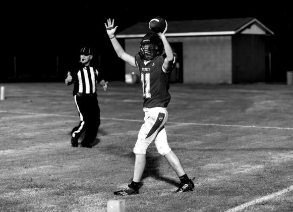 Gabe Peeler makes the touchdown.