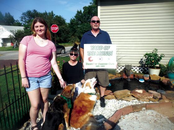 Bristow Garden Club has chosen the August Yard of the Month. The lovely yard belongs to Matthew and Michelle Spruill, located at 520 East 8th Street. courtesy photo