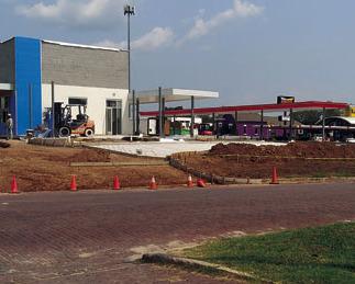 A new Sonic is being built on the corner of Elm and 4th Street. Angie Gentry photo
