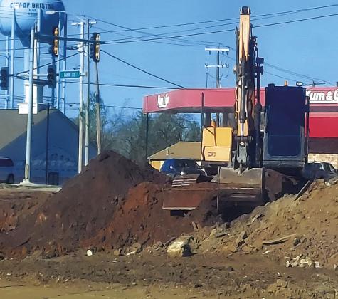 D.A.K.’s Market , corner of First and Main is closer to a reality. The store has broken ground and footing have been poured. Angie Gentry photo