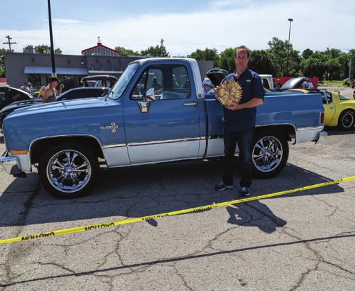 First place winner with his Chevy truck is Brent Criner. courtesy photo