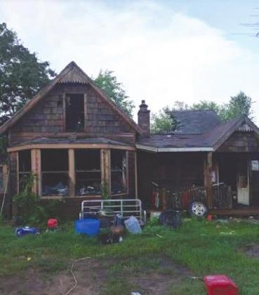 The home of Tom and Chrissy Wilson was destroyed by fire on Sunday. courtesy photo