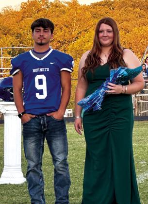Sophomore Erica Peeler Escort Mateo Wren.