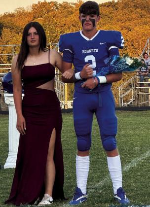 Freshman Kyiah Low and Escort Kyler Fenton.