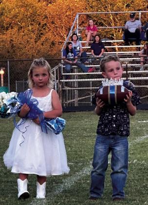 Flower Girl Addison Shinnerer and Crown Bearer Bryson Gougler.
