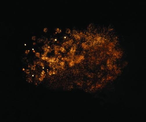 Sam Varner Memorial fireworks display over Lake Massena