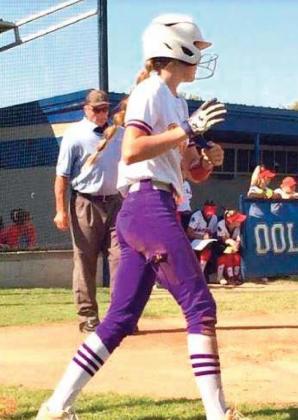 Kinzie Williams comes in to score against Poteau. courtesy photo