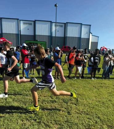 courtesy photo Bristow Track and Field Athlete 13 year old Gregory Meyerring placed in the top 20 out of 120 competing against athletes from all over the state of Oklahoma