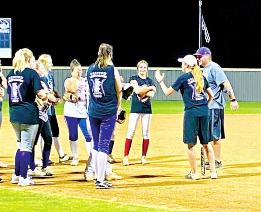 Lady Pirates kicked off the softball season with a 12:01 practice
