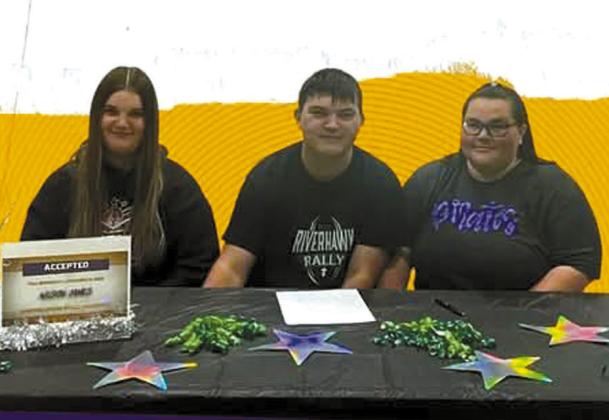 Weston James signs with Northeastern State University.