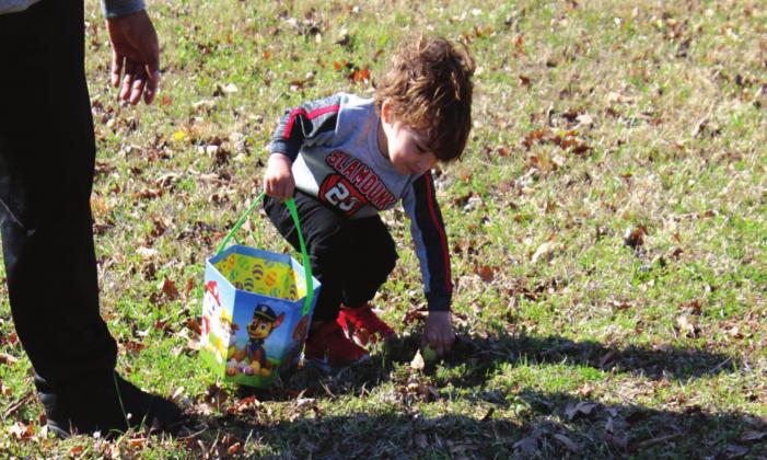 The Easter Bunny visits Bristow