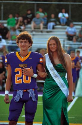 Baseball and Softball representatives Jaxson Crouch and Kylie Harper.