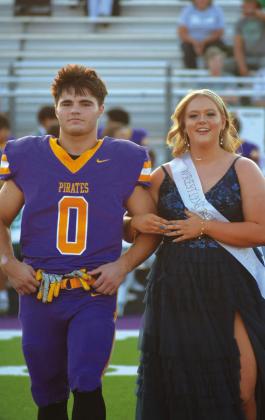 Wrestling representatives Cain Clay. and Layla Shull.