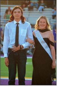 Golf representatvies Jeff Dodson and Choir Representative Taylor Webb.