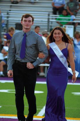 Soccer representatives Brayden Dearman and Kate Wilhite.