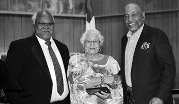 Mevin Taylor, Rachel Bruner and Ted Alexander.