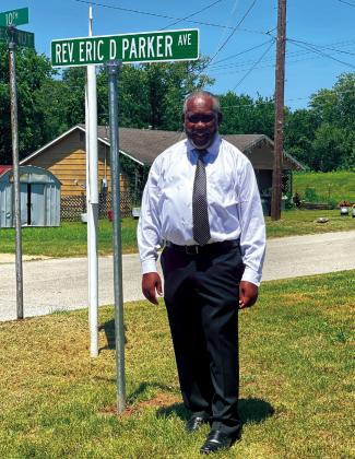 Rev. Eric Parker recently was honored with having a street, at 10th and Chestnut, named after him. Parker is the pastor at New Life International Worship Center. Parker has been with Bristow Ministerial Alliance for over a decade. He has devoted countless hours of his time to volunteer work, organizing community events, and his outstanding leadership.