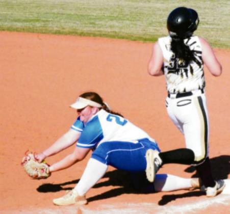 Lady Hornets play ball
