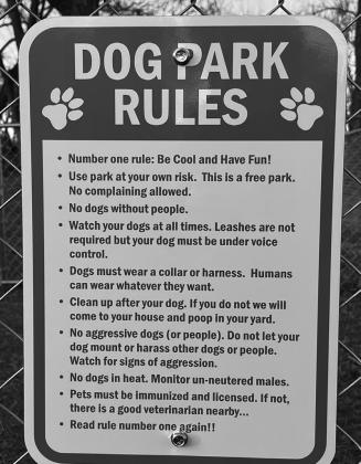 Bark Park now open