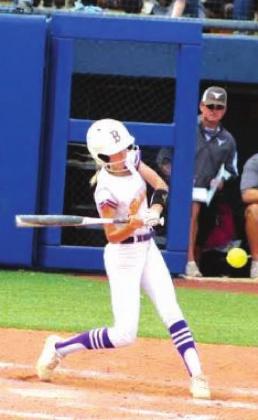 Molly Gill drives the ball. courtesy photo