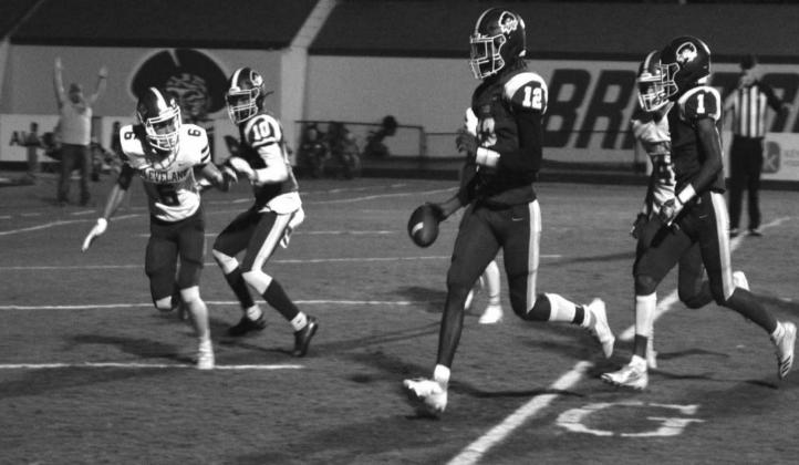 Stephon Tolon takes the ball in for a touchdown. courtesy photo