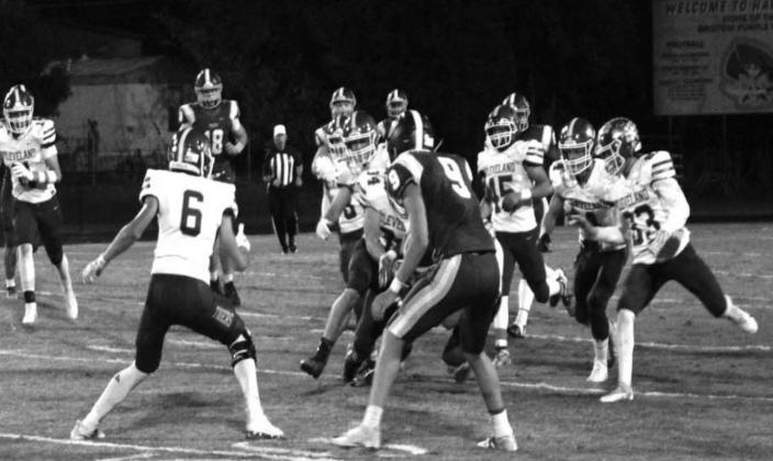 Dusty Campbell gets ready to make the tackle. courtesy photo
