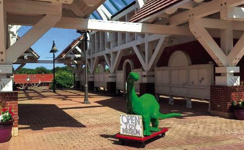 Dino on the go, where will you see him next