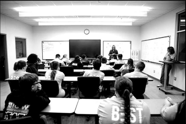 BEST STEP campers learn the importance of chemistry and how it applies to cosmetologists.